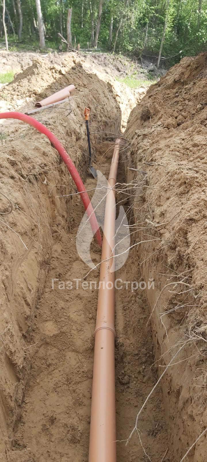 Изображение монтажных работ септика Biopurit 5
