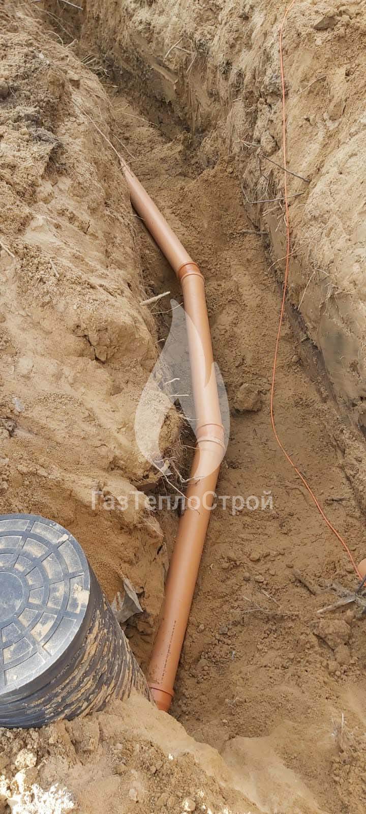Изображение монтажных работ септика Biopurit 5